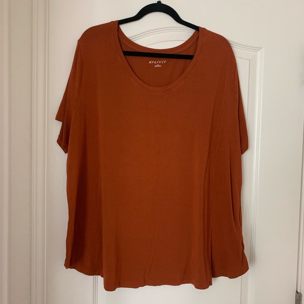 Oversized Burnt Orange T-Shirt!
